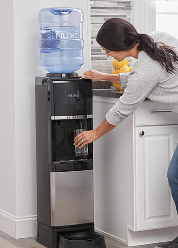 What is the function of top load water dispenser?