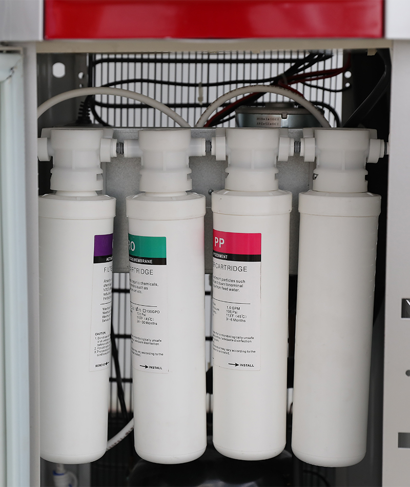 203LP-X RO Purifying Hot/Cold/Warm Freestanding Tankless Drinking Household Pipeline Purifier Water Dispenser