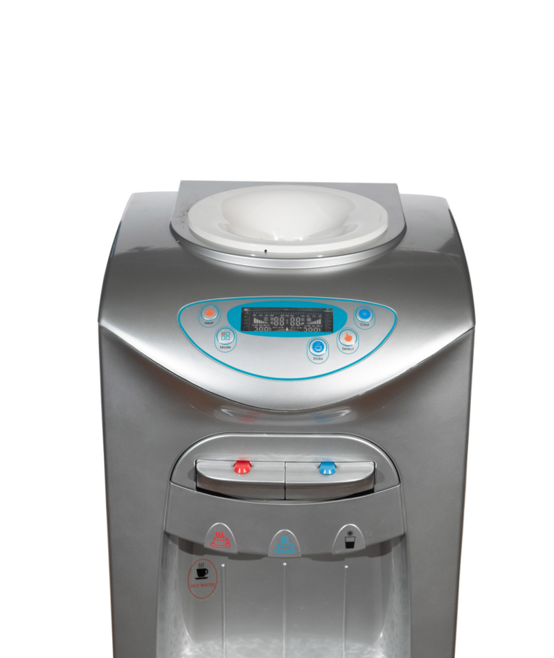 20L Freestanding Automatic Water Cooler Cold and Hot Bottled Water Dispenser with LED Light 